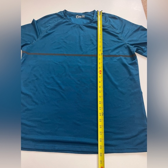 Zyia Active Teal Short Sleeve Tshirt Size XXL - Picture 7 of 8
